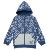 Child [2-14] Minti Jumpers | Minti Bones Furry Zip Up - Navy