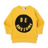 Child [2-14] Minti Jumpers | Minti Be Awesome Furry Crew - Mustard