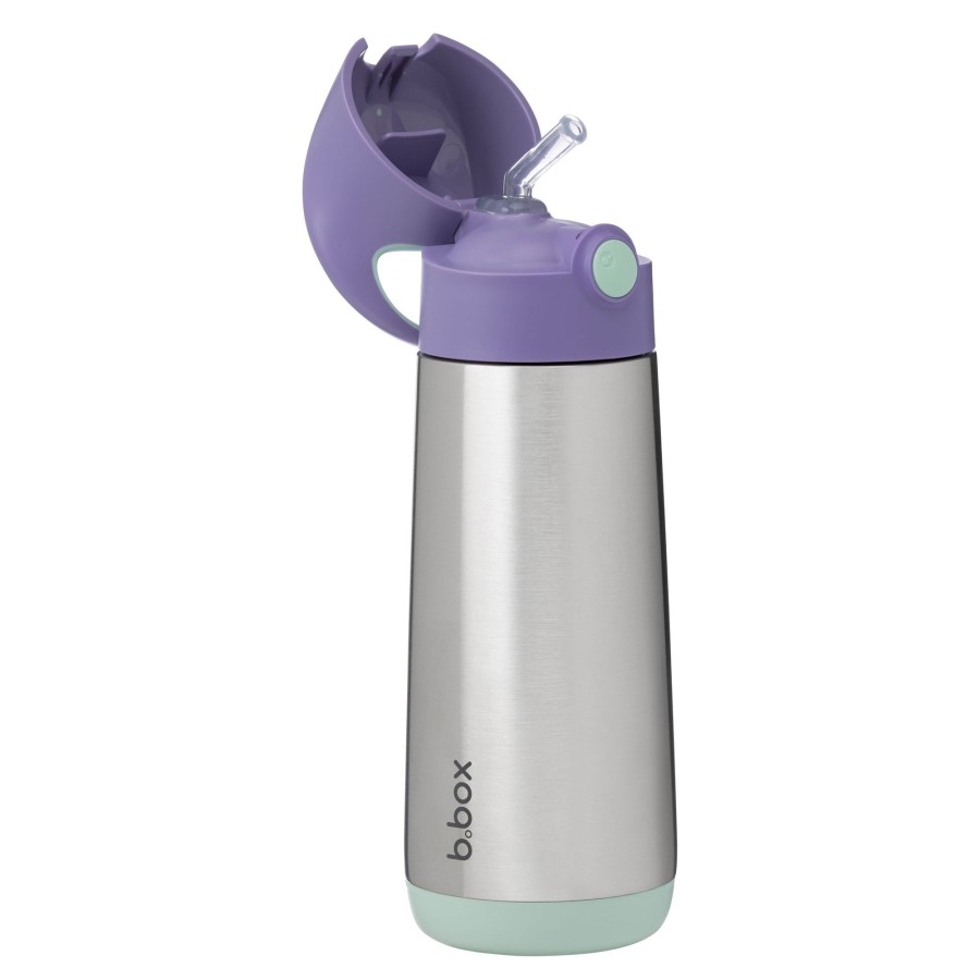 Child [2-14] B.Box Bags + Mealtime | B.Box Insulated Drink Bottle 500Ml - Lilac Pop