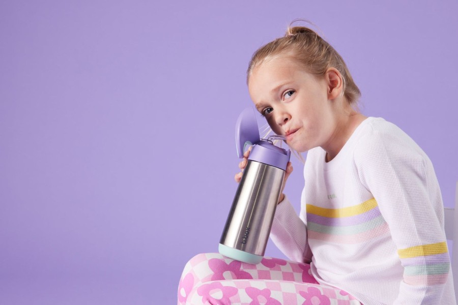 Child [2-14] B.Box Bags + Mealtime | B.Box Insulated Drink Bottle 500Ml - Lilac Pop