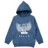 Child [2-14] Minti Jumpers | Minti Hello Eagle Furry Hood - Navy