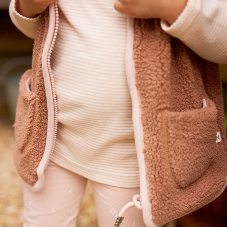 Child [2-14] Nature Baby Outerwear | Nature Baby Flint Vest - Hazelnut