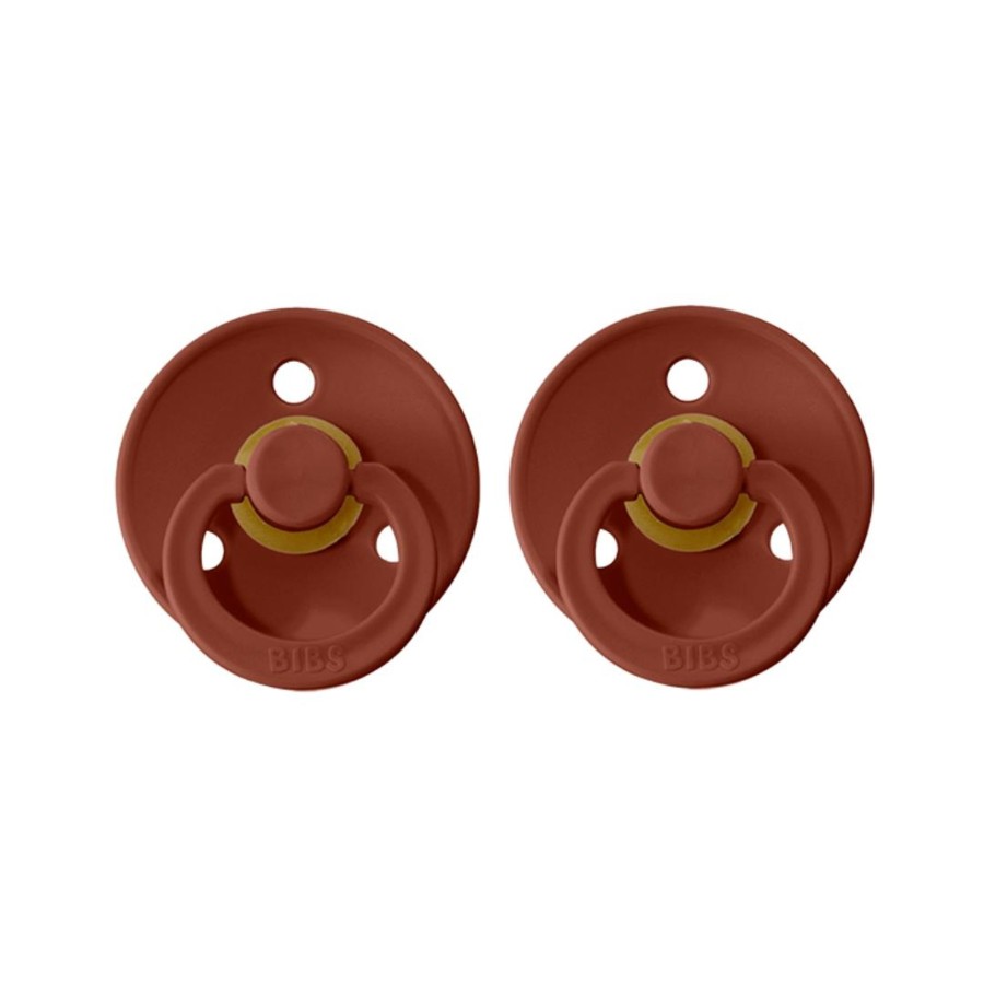 Baby [0-23M] Bibs Pacifiers + Accessories | Bibs Pacifier 2 Pack - Rust