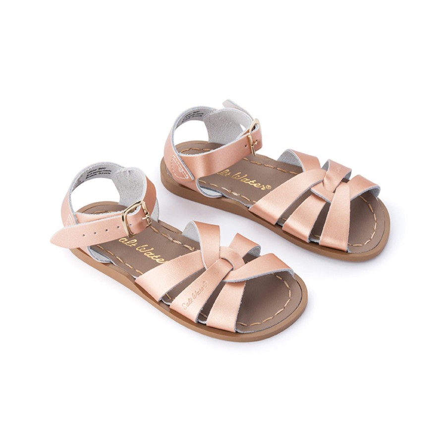 Child [2-14] Saltwater Sandals Footwear | Saltwater Sandals Original Rose Gold