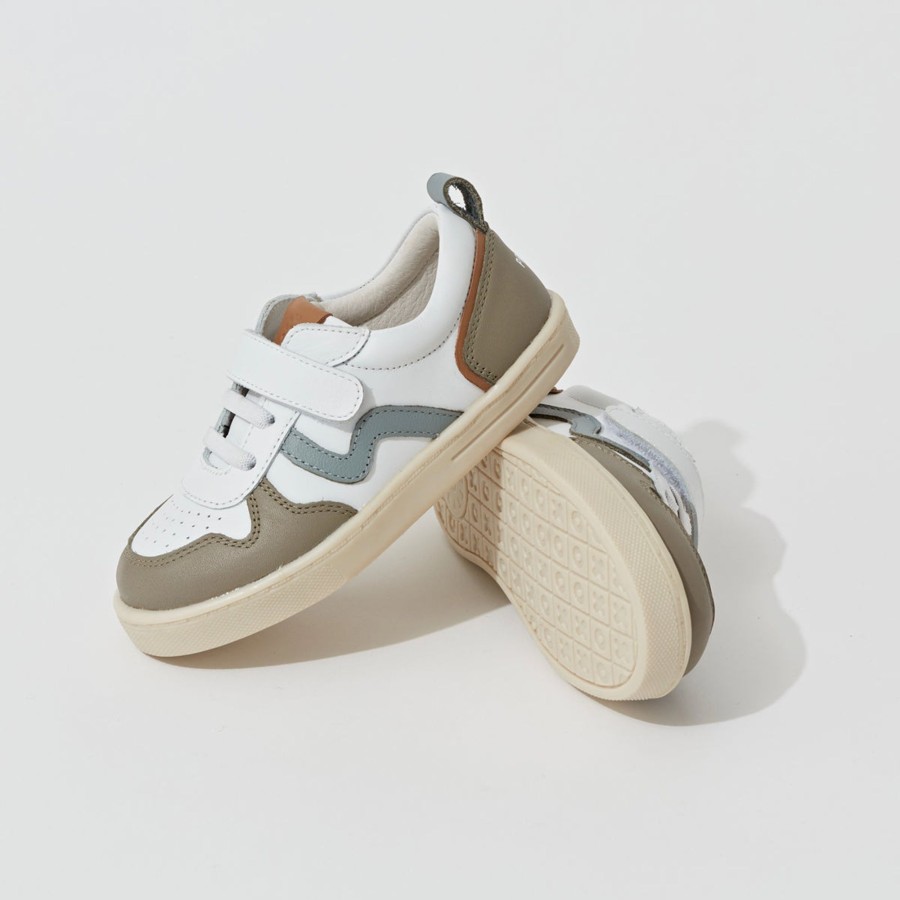 Child [2-14] Pretty Brave Footwear | Pretty Brave Xo Trainer White/Seafoam