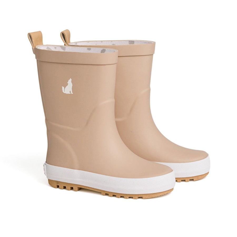 Baby [0-23M] Crywolf Rainwear | Crywolf Rain Boots - Camel