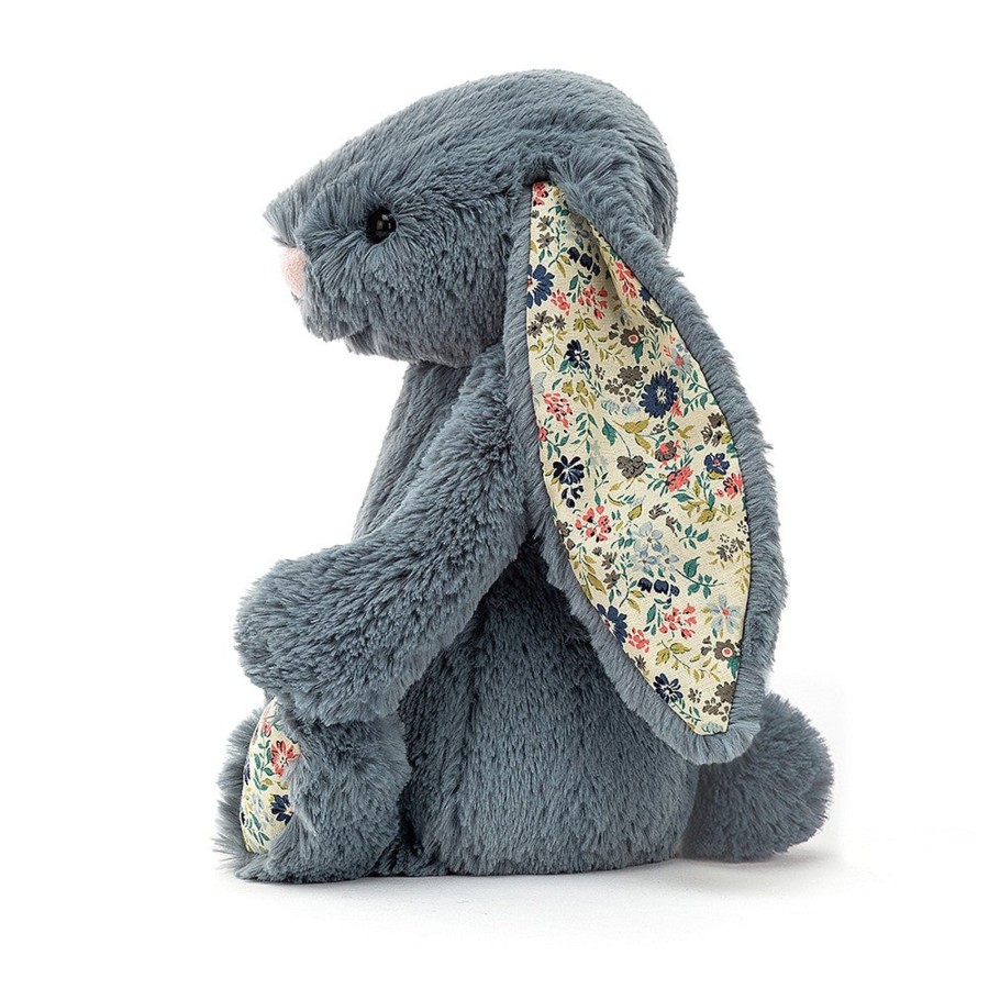 Baby [0-23M] Jellycat Soft Toys | Jellycat Bashful Blossom Bunny Small - Dusky Blue