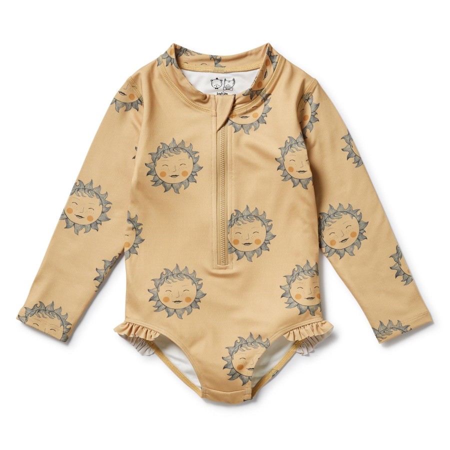 Baby [0-23M] Wilson & Frenchy Swim | Wilson And Frenchy Long Sleeve Swimsuit Shine On Me