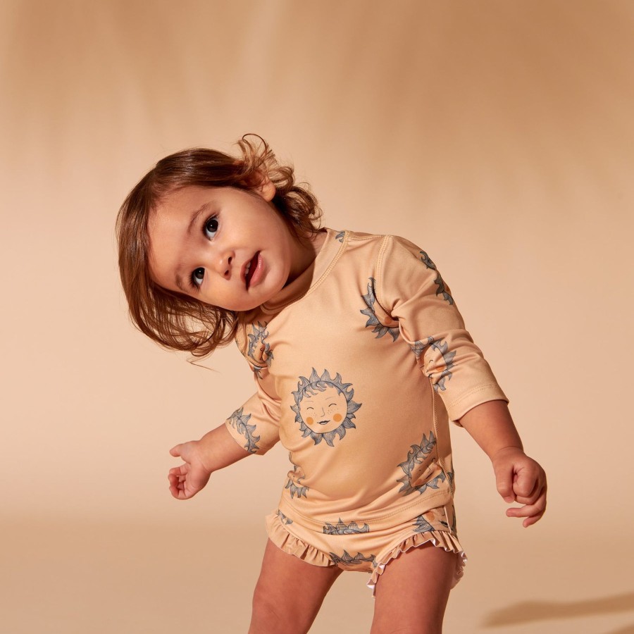 Baby [0-23M] Wilson & Frenchy Swim | Wilson And Frenchy Long Sleeve Swimsuit Shine On Me