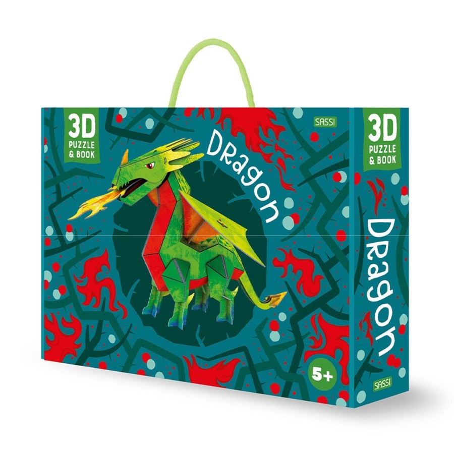 Play + Learn Sassi Books | 3D Dragon And Book Set