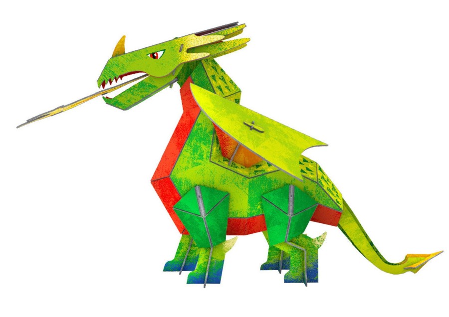 Play + Learn Sassi Books | 3D Dragon And Book Set