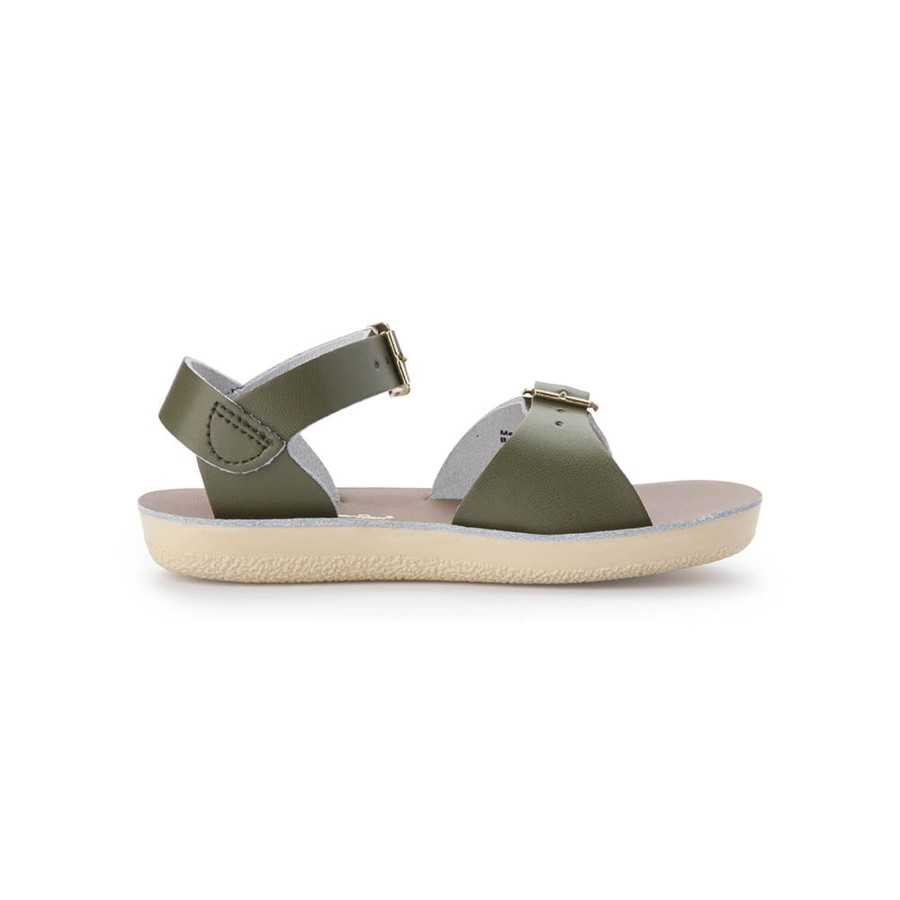 Child [2-14] Saltwater Sandals Footwear | Saltwater Sandals Sun San Surfer Olive