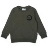 Baby [0-23M] Minti Jumpers | Minti Friendly Skulls Crew - Khaki