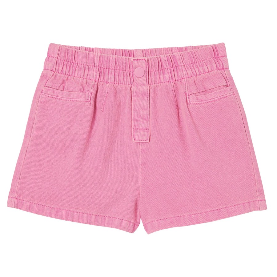 Child [2-14] Milky Bottoms | Milky Pink Denim Short - Pink