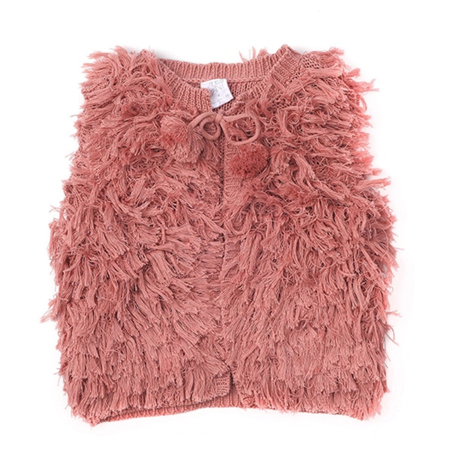 Baby [0-23M] Alex & Ant Outerwear | Alex & Ant Elise Knit Vest - Rose