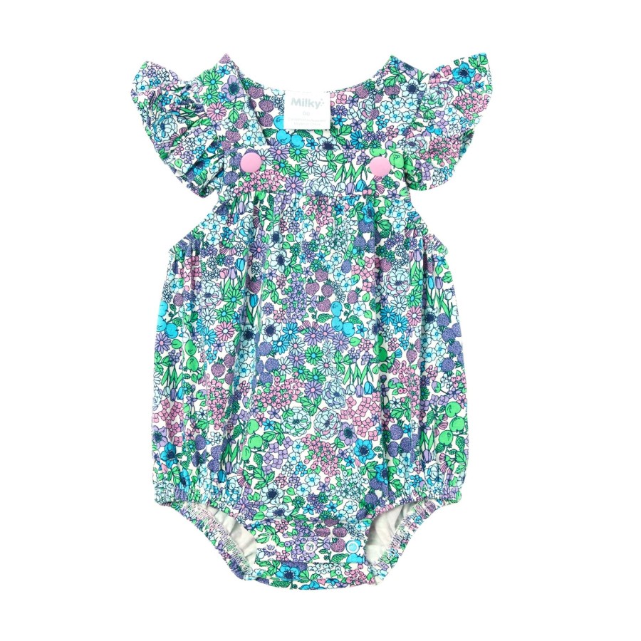 Baby [0-23M] Milky All In One | Milky Berry Sweet Playsuit