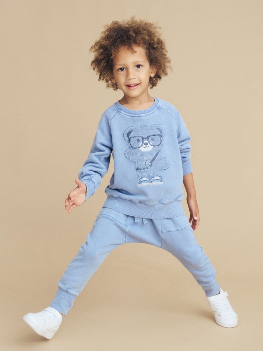 Baby [0-23M] Huxbaby Jumpers | Huxbaby Hello Hux Sweatshirt