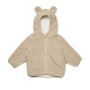 Baby [0-23M] Quincy Mae Outerwear | Quincy Mae Bear Jacket - Sand