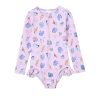 Child [2-14] Milky Swim | Milky Seashell Long Sleeve Swimsuit - Blossom Pink