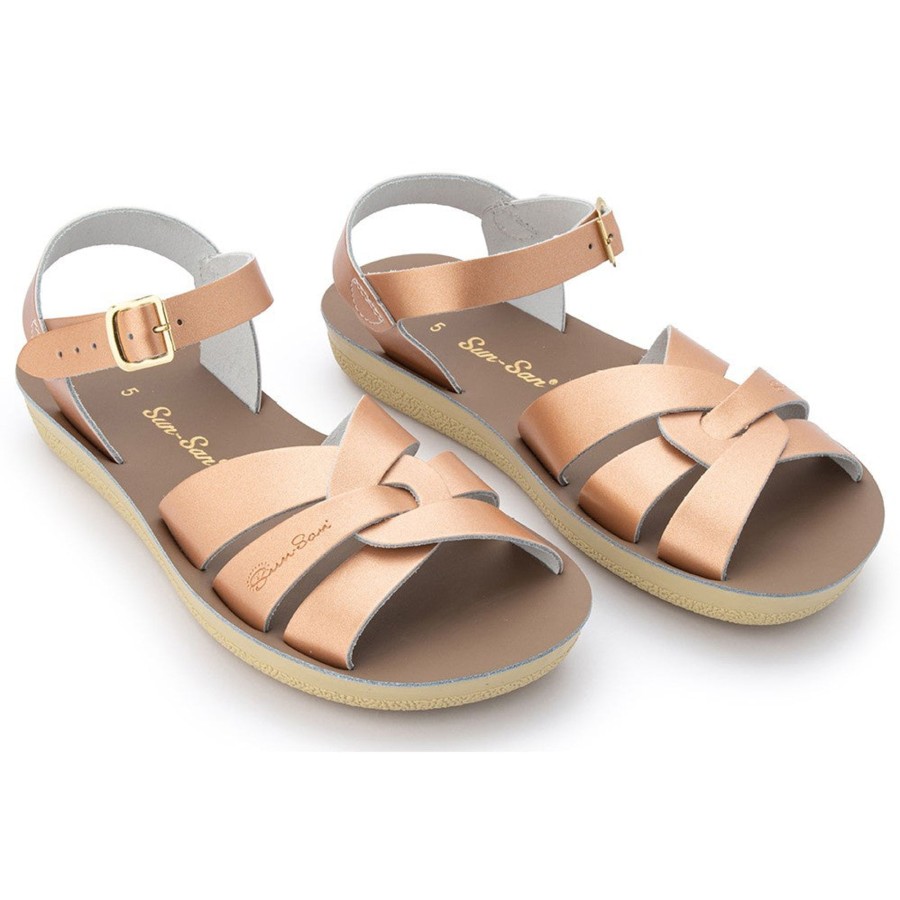 Grown Ups Saltwater Sandals | Saltwater Sandals Adults Sun San Swimmer Rose Gold