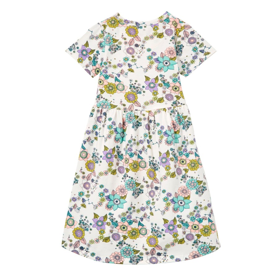 Child [2-14] Milky Dresses | Milky Daisy Chain Hi-Lo Dress - Off White