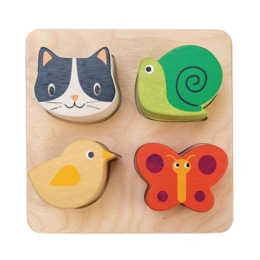 Baby [0-23M] Tenderleaf Wooden Toys | Touch Sensory Tray