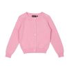 Child [2-14] Rock Your Baby Knitwear | Rock Your Baby Pink Knit Cardigan