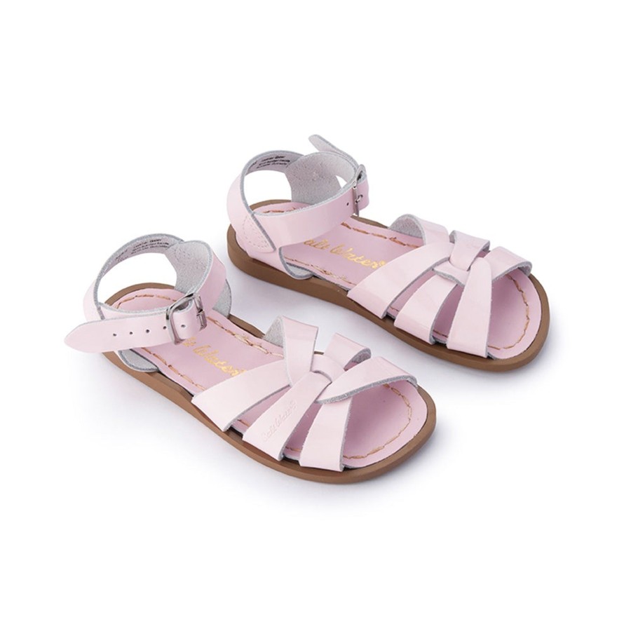 Child [2-14] Saltwater Sandals Footwear | Saltwater Sandals Original Shiny Pink