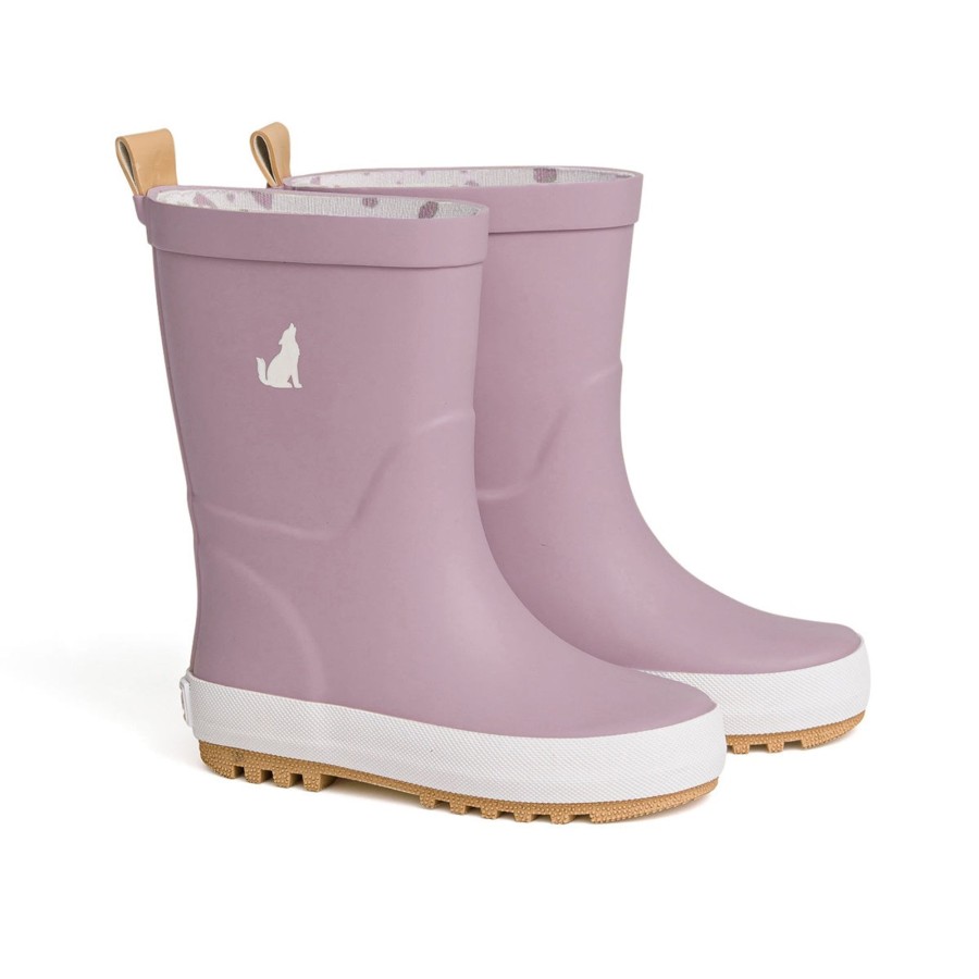 Child [2-14] Crywolf Rainwear | Crywolf Rain Boots - Lilac