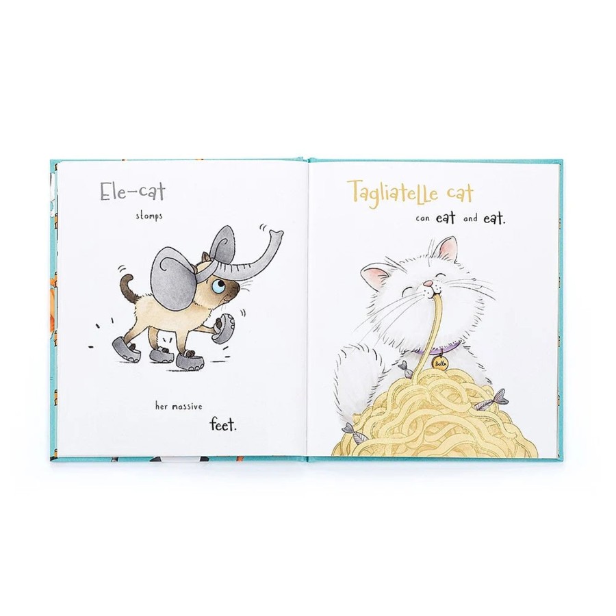 Baby [0-23M] Jellycat Books + Flash Cards | Jellycat All Kinds Of Cats Book