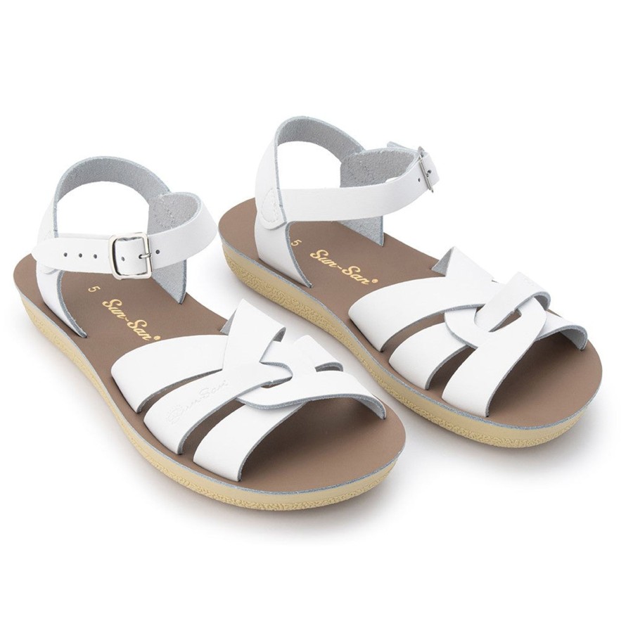 Grown Ups Saltwater Sandals | Saltwater Sandals Adults Sun San Swimmer White