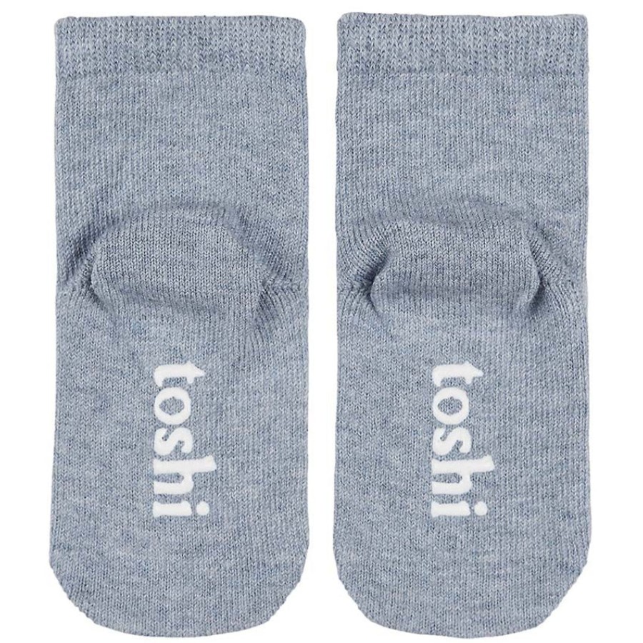 Baby [0-23M] Toshi Socks + Tights | Toshi Organic Ankle Dreamtime Socks - Lake