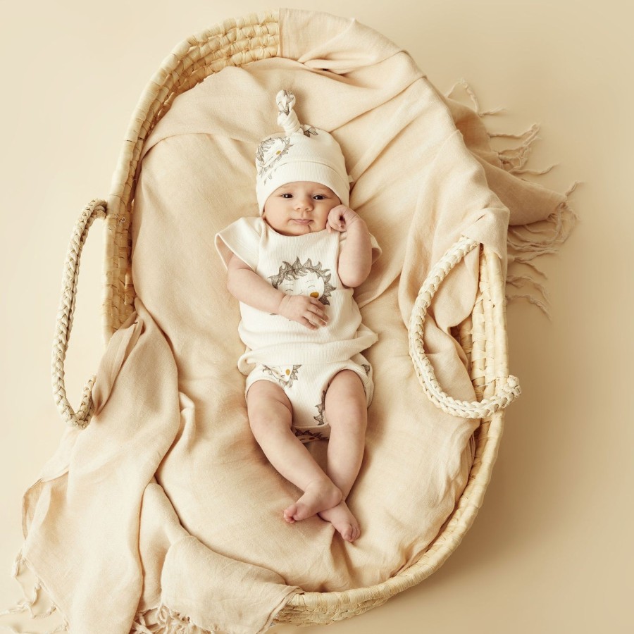 Baby [0-23M] Wilson & Frenchy Beanies | Wilson And Frenchy Organic Knot Hat Shine On Me