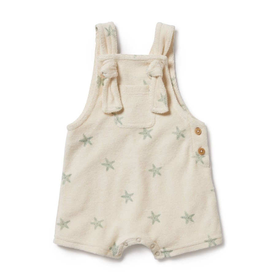 Baby [0-23M] Wilson & Frenchy All In One | Wilson And Frenchy Organic Terry Overall Tiny Starfish