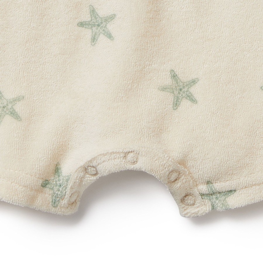 Baby [0-23M] Wilson & Frenchy All In One | Wilson And Frenchy Organic Terry Overall Tiny Starfish