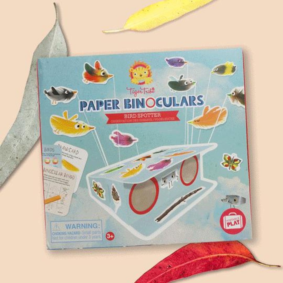 Play + Learn Tiger Tribe Activity Sets | Paper Binoculars - Bird Spotter