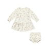 Baby [0-23M] Quincy Mae Dresses | Quincy Mae Tiered Jersey Dress - Doves