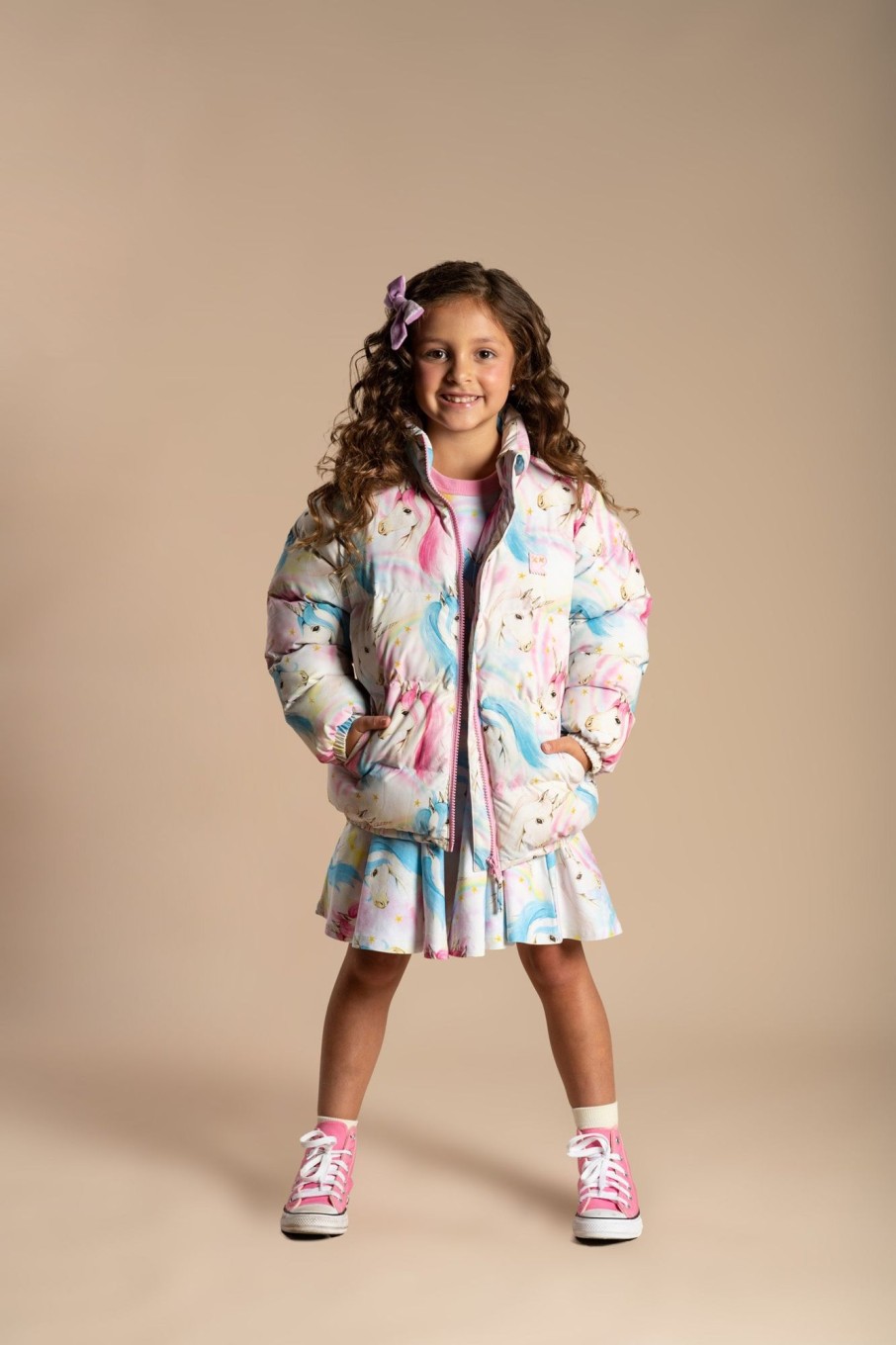 Child [2-14] Rock Your Baby Outerwear | Rock Your Baby Fantasia Puff Padded Jacket With Lining