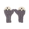 Baby [0-23M] Acorn Booties + Mittens | Acorn Bear Face Mittens - Grey