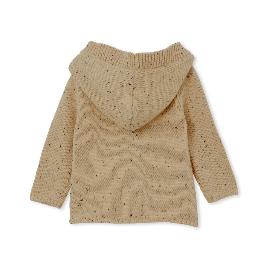 Baby [0-23M] Milky Outerwear | Milky Baby Knit Hooded Jacket