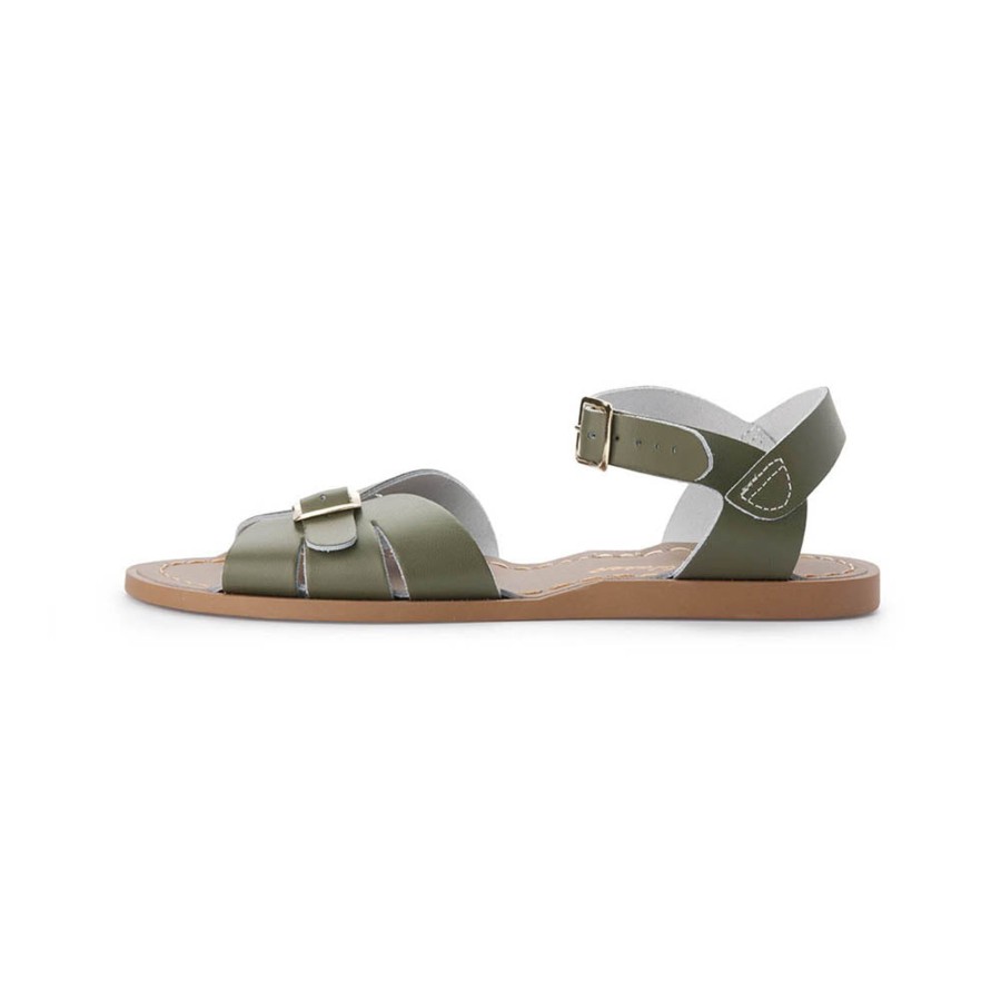 Child [2-14] Saltwater Sandals Footwear | Saltwater Sandals Classic Olive