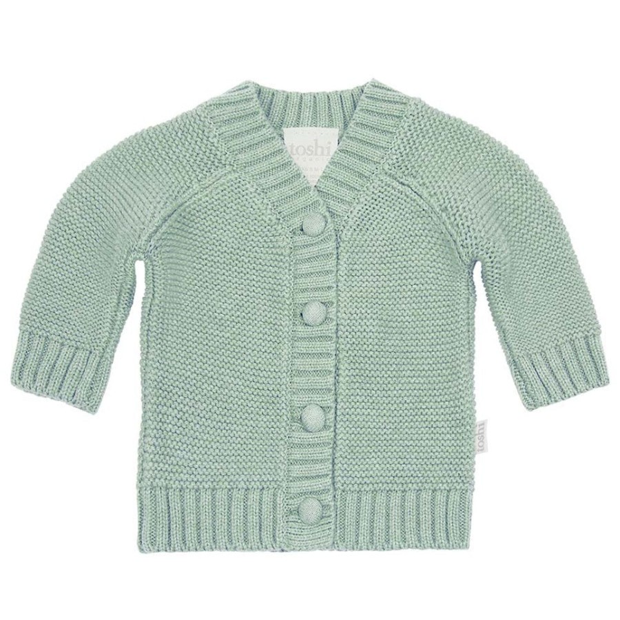 Baby [0-23M] Toshi Outerwear | Toshi Organic Cardigan - Andy / Jade