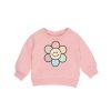 Baby [0-23M] Huxbaby Jumpers | Huxbaby Rainbow Daisy Sweatshirt - Dusty Rose