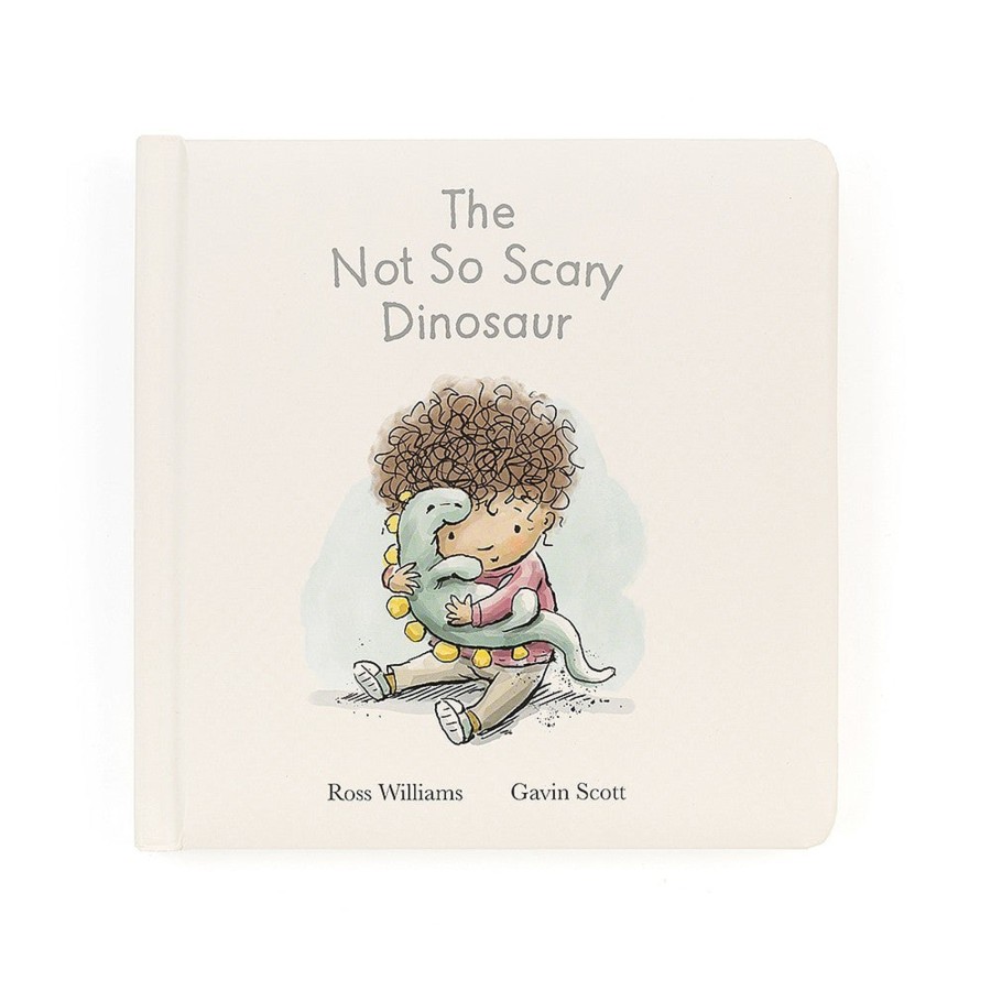 Baby [0-23M] Jellycat Books + Flash Cards | Jellycat - The Not So Scary Dinosaur Book