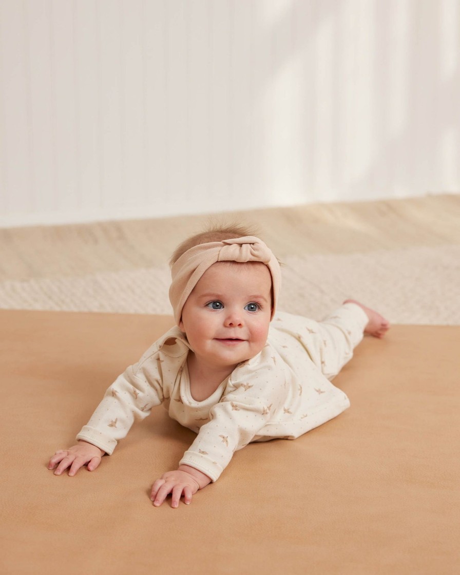 Baby [0-23M] Quincy Mae Tops | Quincy Mae Long Sleeve Tee - Doves