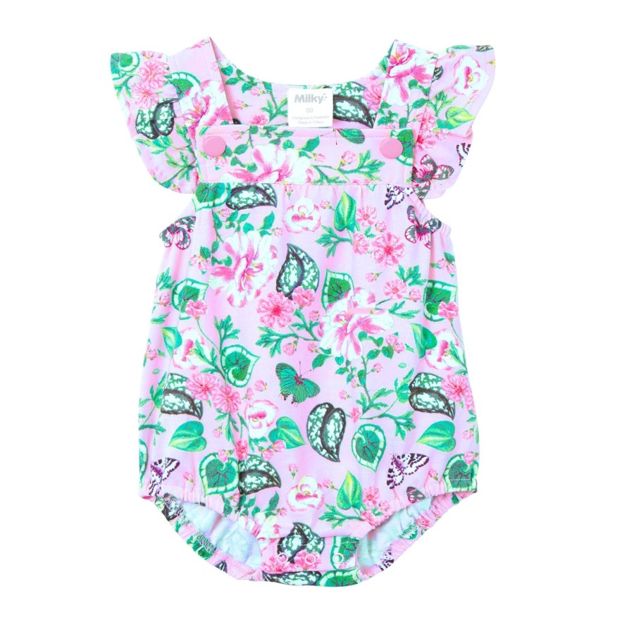 Baby [0-23M] Milky All In One | Milky Butterfly Playsuit