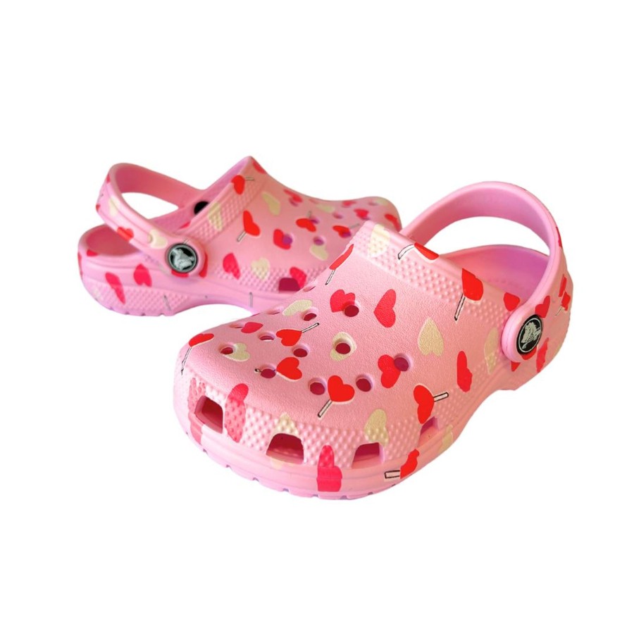 Baby [0-23M] Crocs Footwear | Crocs Classic Vday Clog - Flamingo