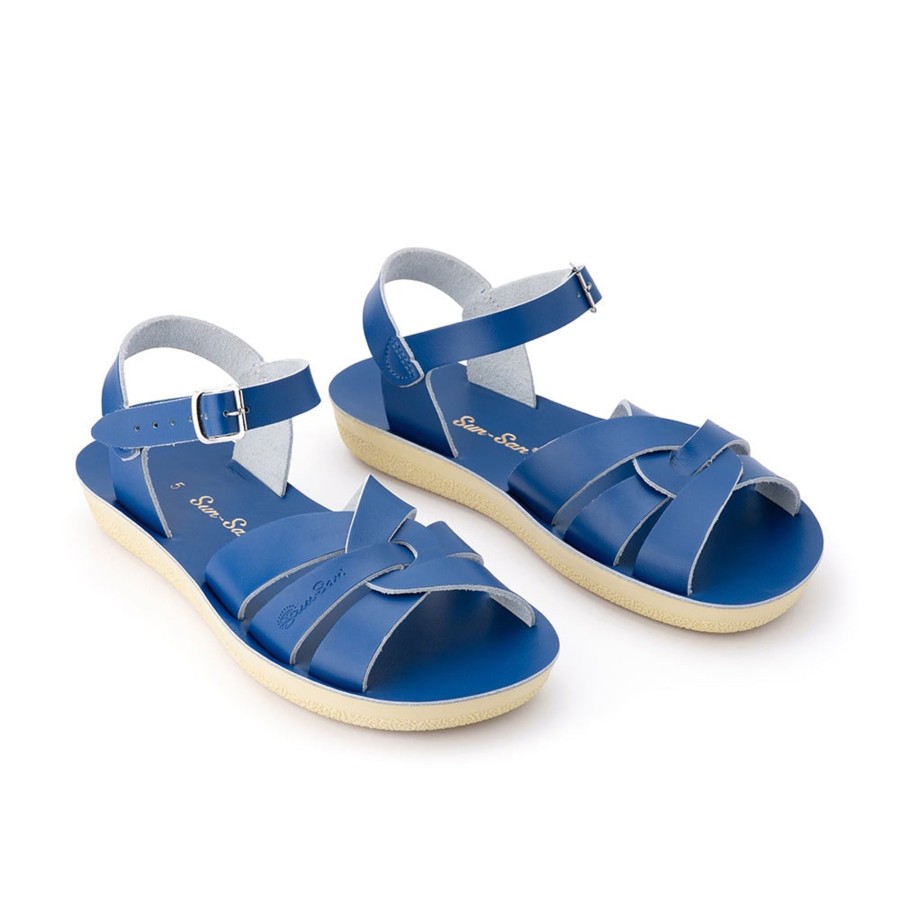 Grown Ups Saltwater Sandals | Saltwater Sandals Adults Sun San Swimmer Cobalt