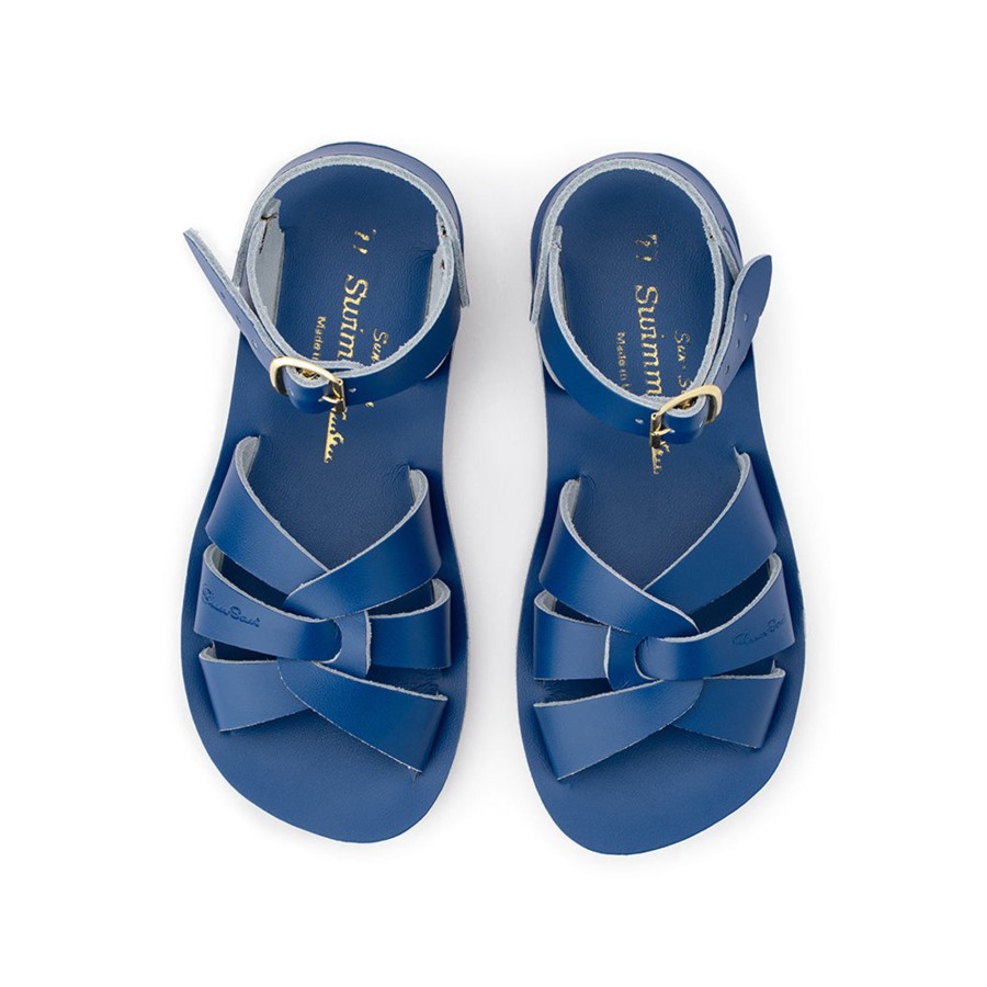 Grown Ups Saltwater Sandals | Saltwater Sandals Adults Sun San Swimmer Cobalt