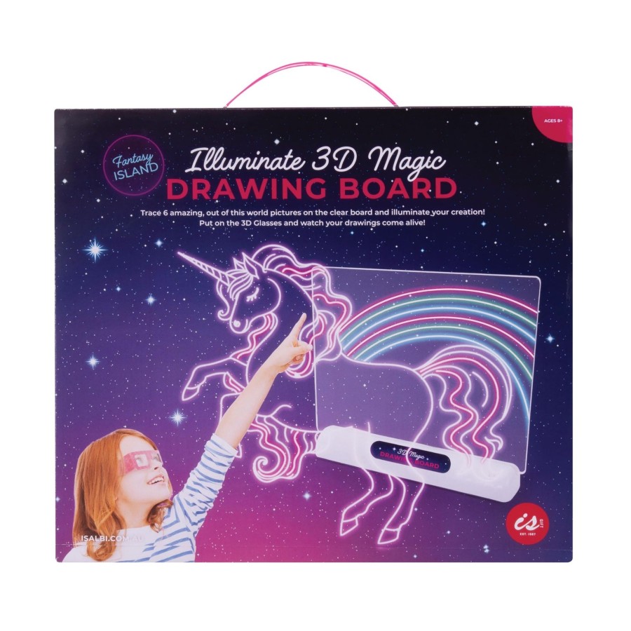 Play + Learn IS GIFT Activity Sets | Illuminate 3D Magic Drawing Board - Fantasy Island